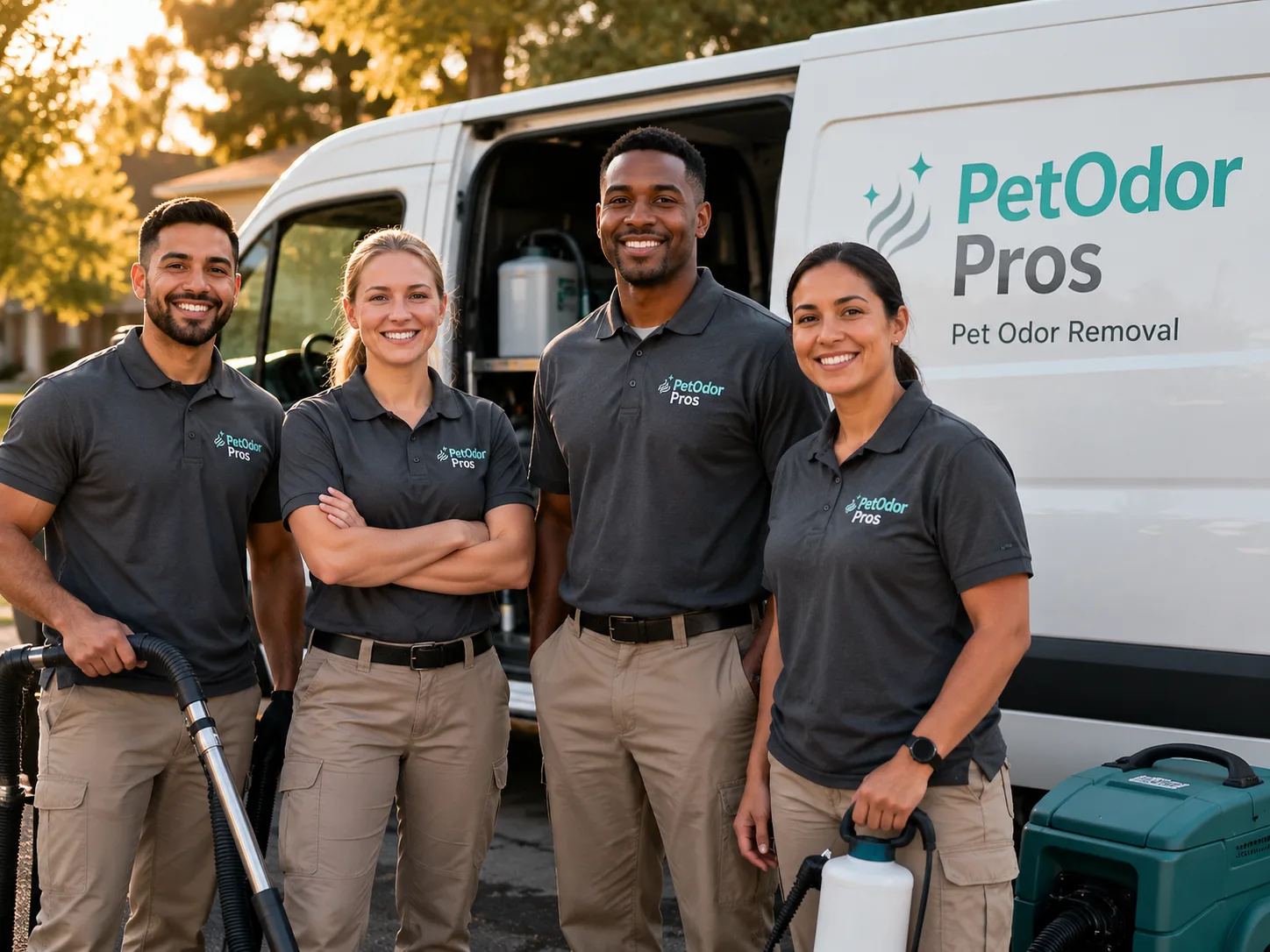 Pet Odor Removal team serving Wixom, MI